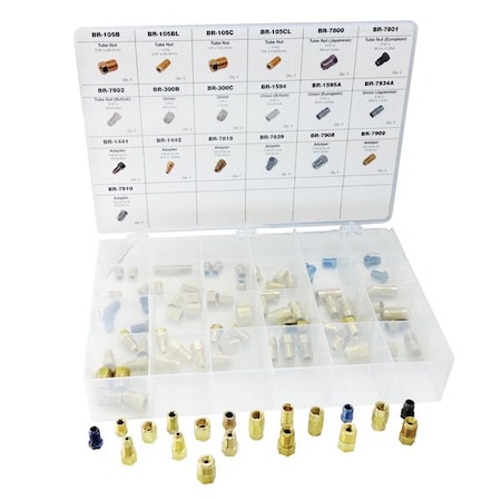 Atd Tools ATD 95-Piece Brake Line Fittings Assortment 39361